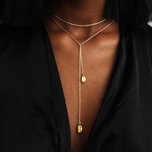 FINALIST of Etsy Design Awards/// THE COWRIE Infinity Necklace