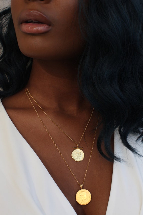 Gold necklace stack Outlet