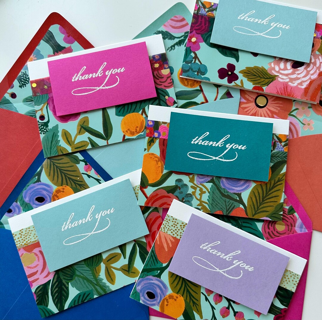 Thank You Cards (sets) - Etsy