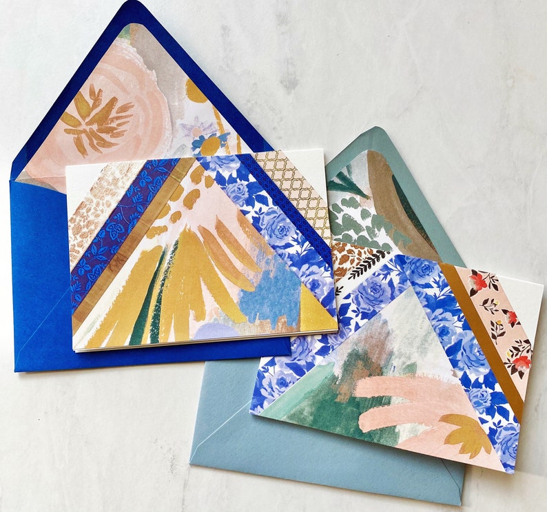 Blue Watercolor Cards