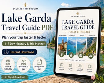 Lake Garda Travel Guide PDF – 1–7 Day Itinerary & Italy Trip Planner