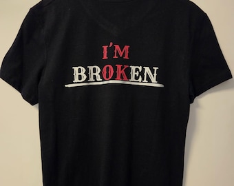Personalized iron-on transfer / custom text sticker for clothing
