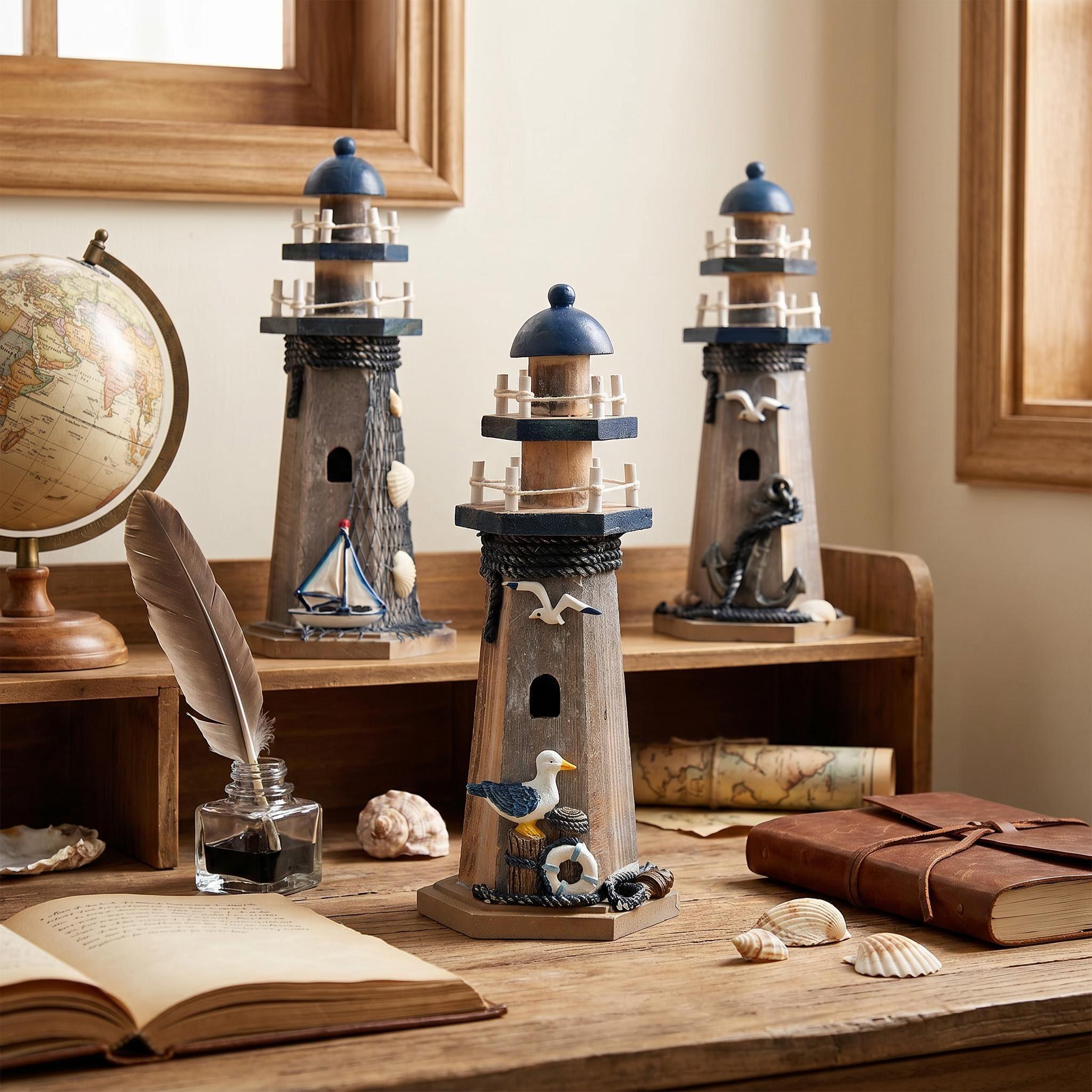 Wooden Lighthouse - Etsy Canada