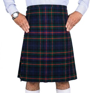 Clan Murray av Atholl modern tartankilt - handgjord 8 yards akrylull Highland kilt