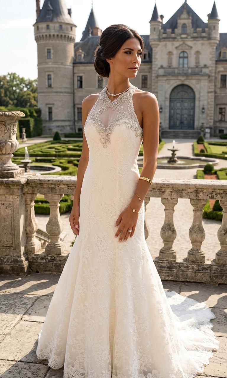 halter neck wedding dress uk Sophia Tolli Vegas Style Y3174