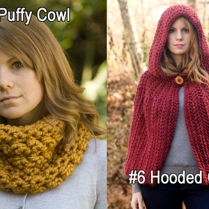 Any 3 Crochet Patterns, Scarf Patterns Discount Package image 5
