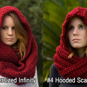 Any 3 Crochet Patterns, Scarf Patterns Discount Package image 4