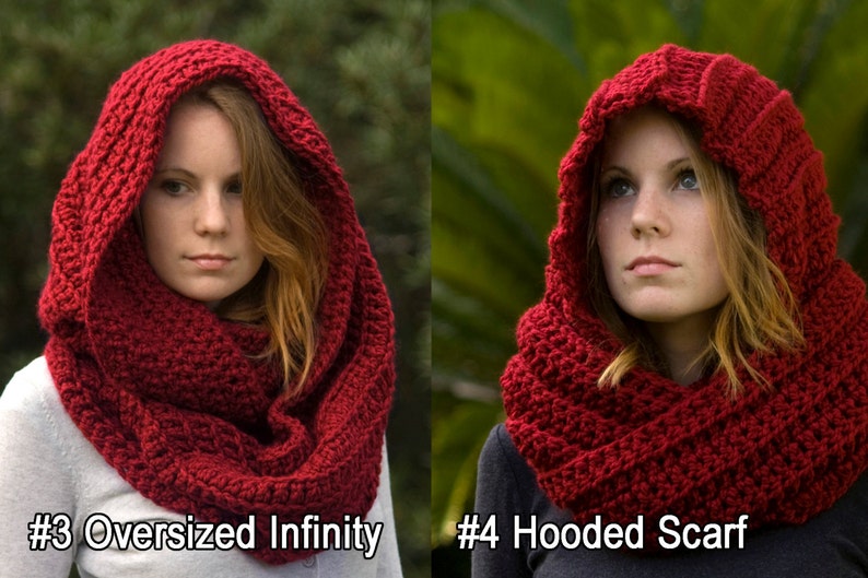 Any 3 Crochet Patterns, Scarf Patterns Discount Package image 4