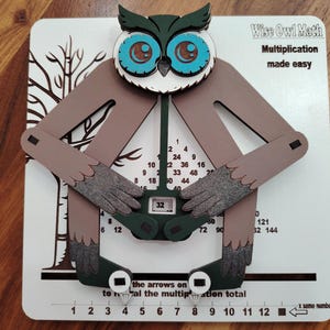 Wise Owl Math - Laser Cut Einmaleins