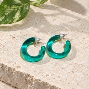 Orecchini a cerchio in vetro di Link di The Legend of Zelda / Accessori per cosplay / Regalo per videogiocatori