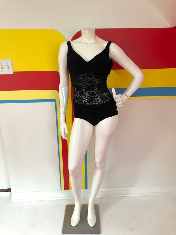 1960s Bond girl bathing suit scandal suit sz sm - Gem