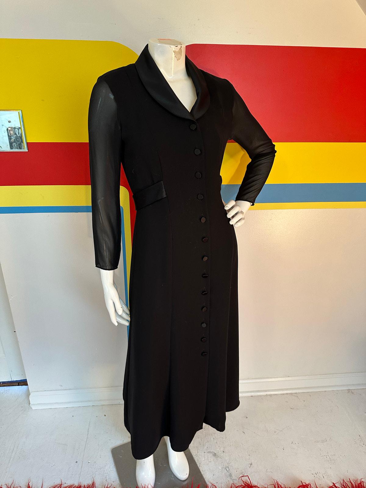 plunging v neck midi dress Deep V-neck Midi Dress
