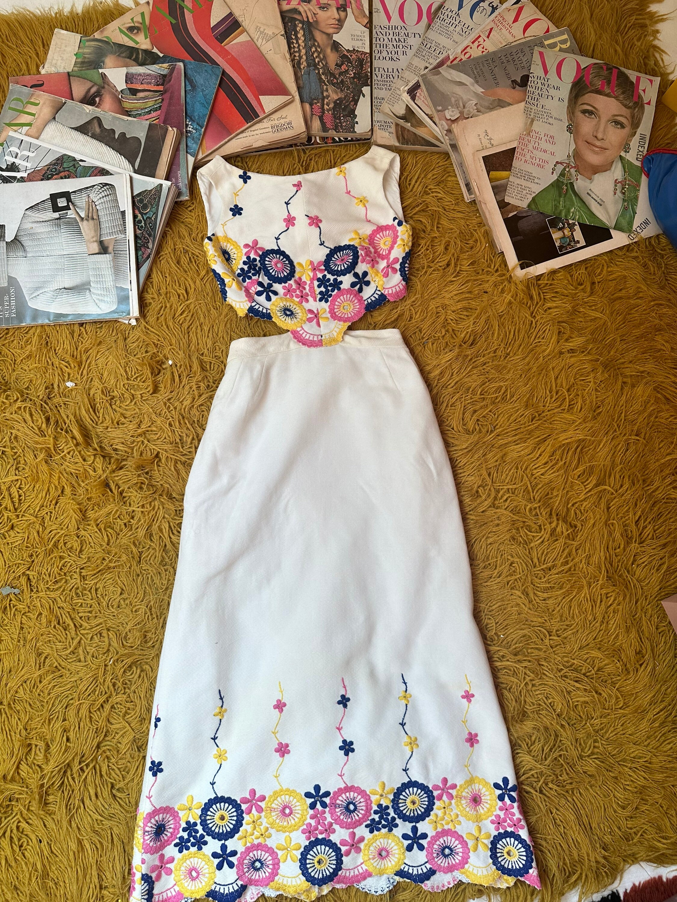 トップス 60s Vintage Morty Sussman Mollie Parnis Vintage 1970s Morty Sussman Mollie Parnis Boutique Victorian