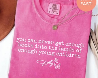 Camiseta Comfort Colors Book Dolly Parton, Camiseta para amantes de los libros, Regalo para profesores, Camiseta literaria, Camiseta para entusiastas de la lectura, Camiseta de libros de Dolly Parton