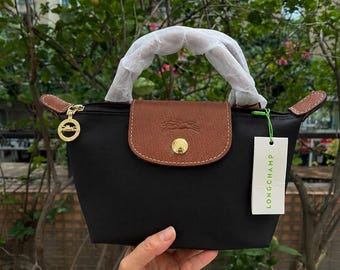 Longchamp Mini-Umhängetasche in Schwarz, abnehmbarer Schulterriemen, luxuriöse Designer-Handtasche, schicke Mini-Tasche für jeden Tag – das perfekte Geschenk für Damen