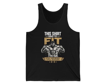 Dit shirt paste vroeger om een strakke tanktop | Sportschool Bodybuilding Trainingsmotivatie
