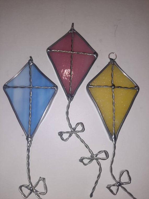 Stained Glass Kite Etsy