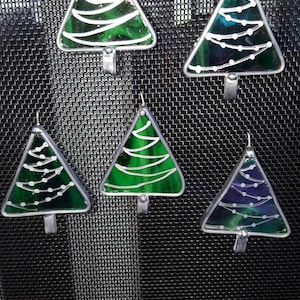 Stained glass Christmas tree