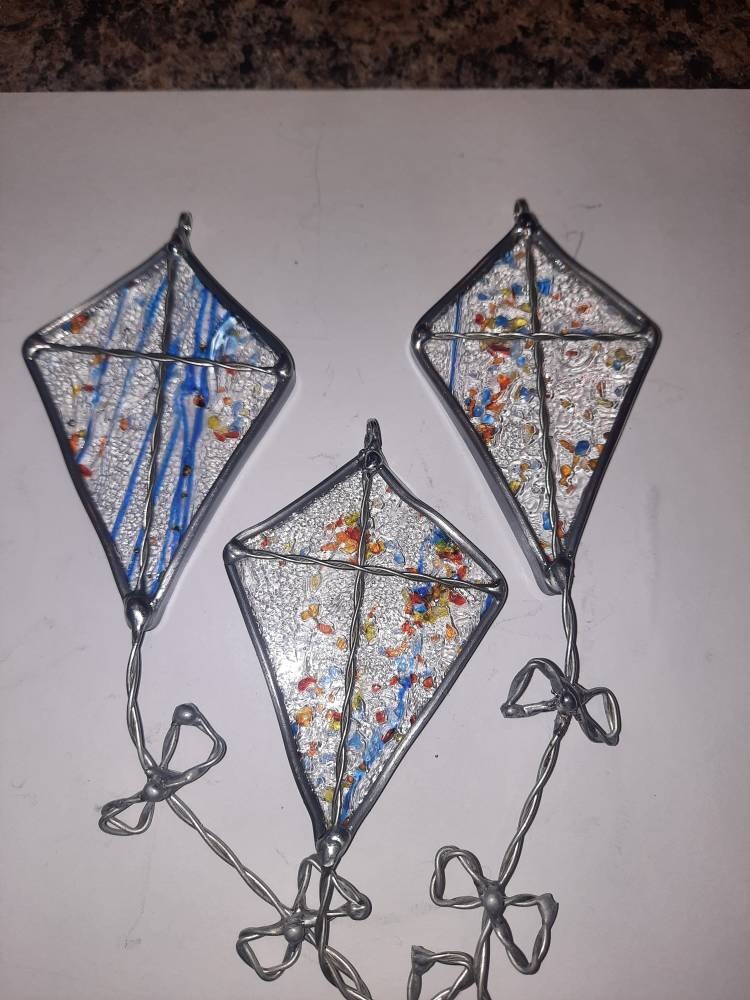 Stained Glass Kite Etsy