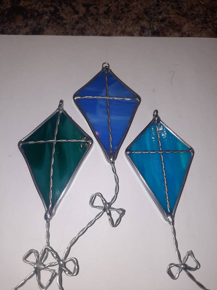 Stained Glass Kite Etsy