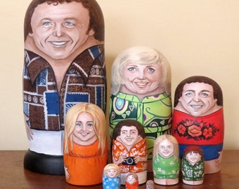 Custom-painted Nesting Dolls - Made to Order - Multiple sizes available