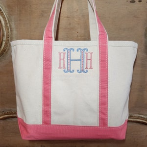 Monogrammed Medium Classic Tote, Personalized Canvas Tote Bag, Personalized Pet Bag, Monogram Grandma Tote, Baby Diaper Bag