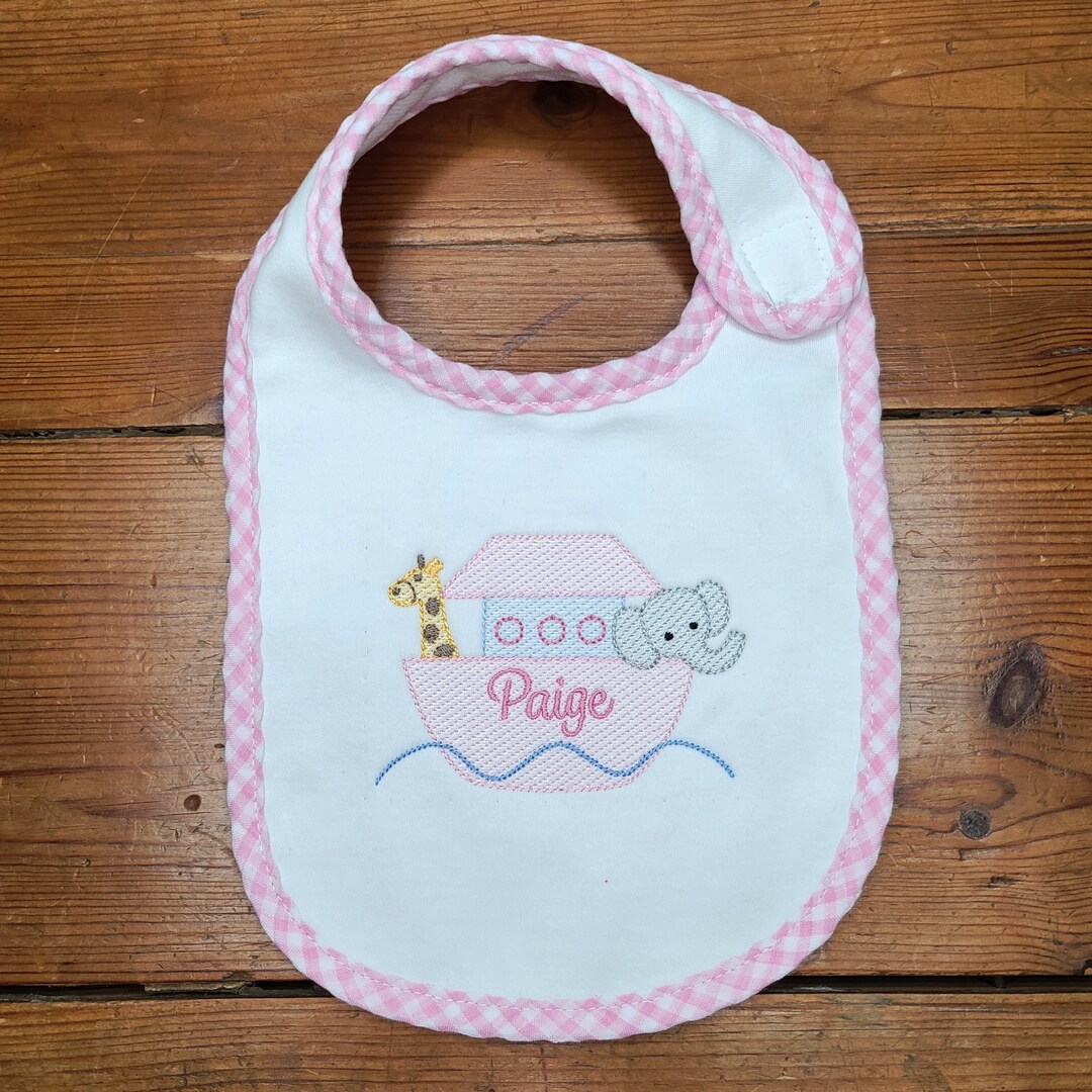 Boy White Noah's Ark Bib Creeper main image 0