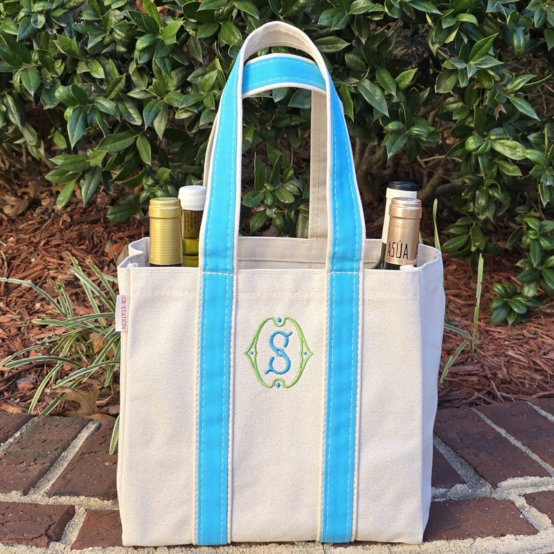 Canvas Tote for Wine