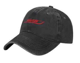 Boston Whaler Custom Printed Logo Cotton Hat Unisex Washed Denim Baseball Cap