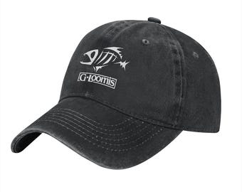 G Loomis Fishing Custom Printed Logo Cotton Hat Unisex Washed Denim Baseball Cap