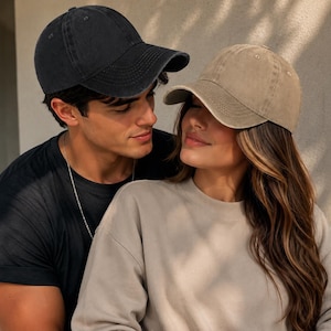 Costco Wholesale Custom Printed Logo Cotton Hat Unisex Washed Denim Baseball Cap image 5