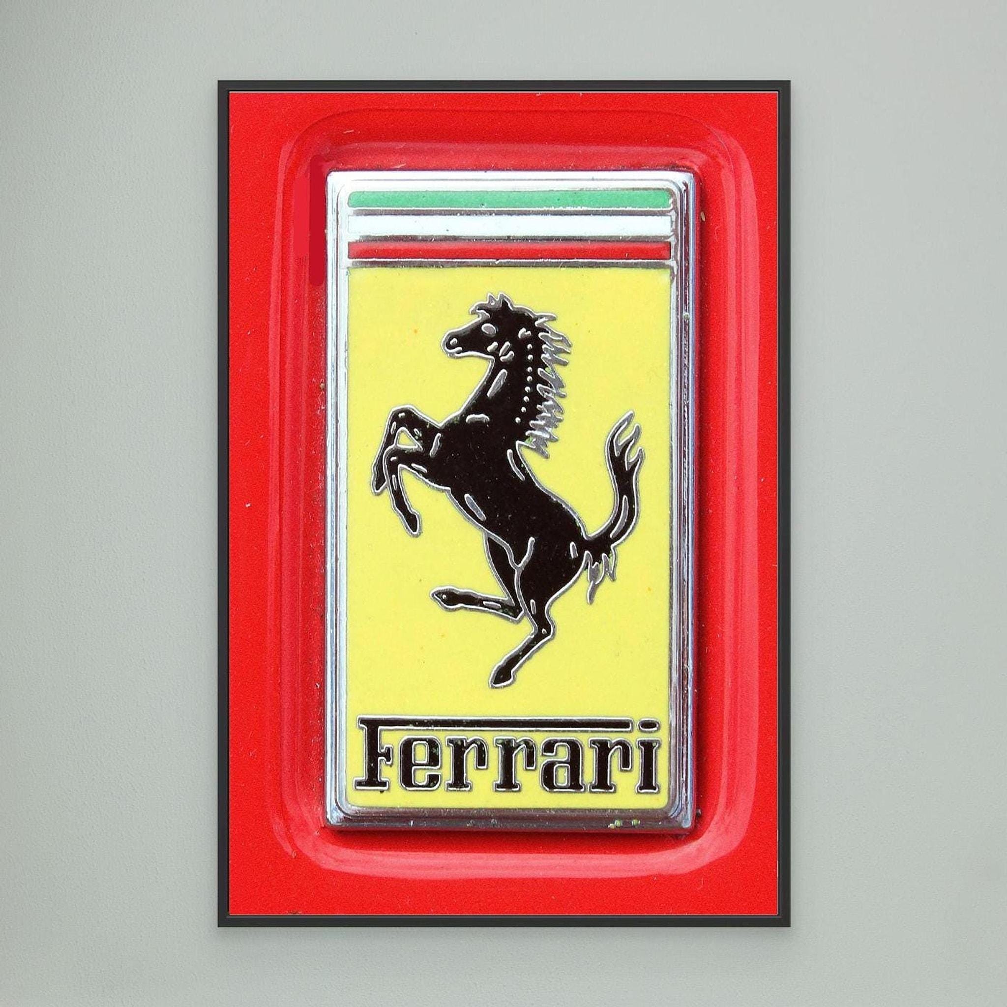 ワ*ー様 【非売品】Ferrari車載革使用公式写真立てフレーム Ferrari