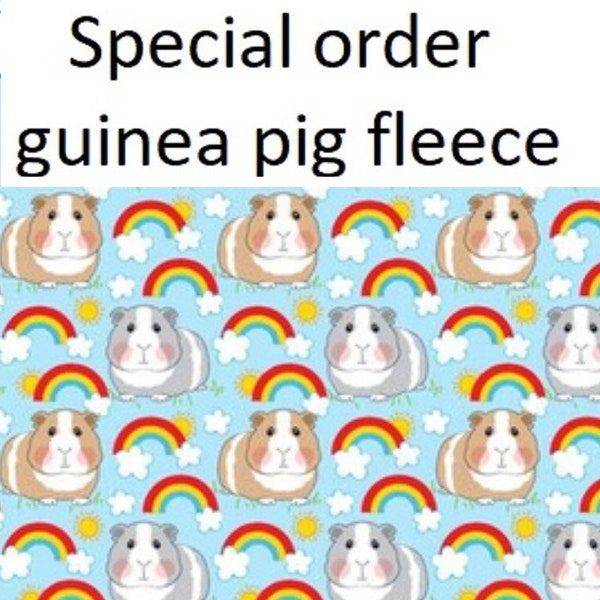 Guinea Pig Fleece - Cage Liners - Midwest Cage Liner - C&C Cage - Custom Fleece - Guinea Pig Cage - 24x47 - 2x1 - 2x2 - 2x3 - 2x4