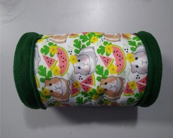 Fleece Tunnel hedgehog guinea pig ferret rat rabbit hamster and other small animals cavy custom