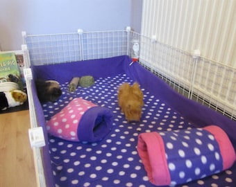 guinea pig fleece bed