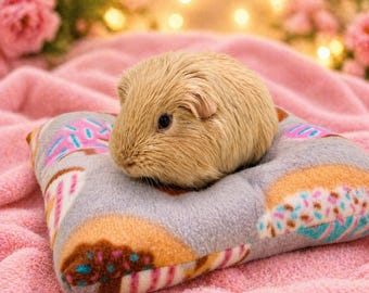 Fleece Small Pet Snuggle Pillow Bed, for Guinea Pig Hedgehog