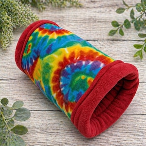 Give your small pets the cozy hideaway they deserve with this Guinea Pig Tunnel Bed, designed for comfort, play, and stress-free snuggling. This soft tunnel creates the perfect safe space. This washable small animal hideout is ideal for guinea pigs, hedgehogs, ferrets, chinchillas, and other small pets.
Features reinforced, structured openings on both ends to help it stay open, making it easy for your pets to enter, exit, and explore. It’s perfect for playtime or nap time.