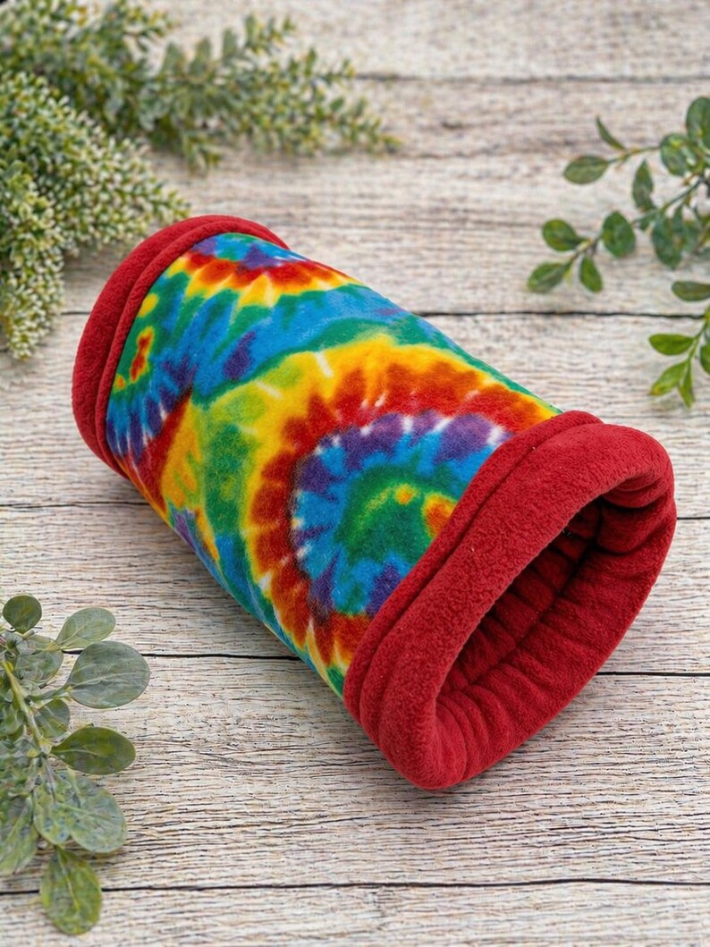 Give your small pets the cozy hideaway they deserve with this Guinea Pig Tunnel Bed, designed for comfort, play, and stress-free snuggling. This soft tunnel creates the perfect safe space. This washable small animal hideout is ideal for guinea pigs, hedgehogs, ferrets, chinchillas, and other small pets.
Features reinforced, structured openings on both ends to help it stay open, making it easy for your pets to enter, exit, and explore. It’s perfect for playtime or nap time.