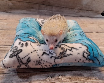 Custom fleece pet pillow bed | guinea pig bed | hedgehog bed | chinchilla bed | rat bed | custom fleece pet bed | cozy pet pillow