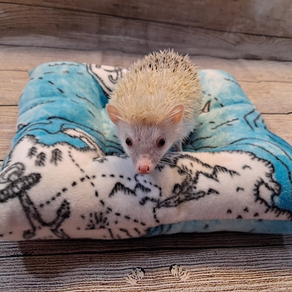 Custom fleece pet pillow bed | guinea pig bed | hedgehog bed | chinchilla bed | rat bed | custom fleece pet bed | cozy pet pillow