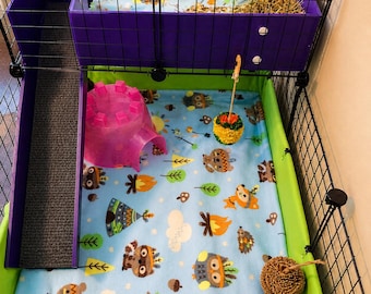 Luxurious Fleece Cage Liner: Keep Your Furry Friends Cozy and Dry!