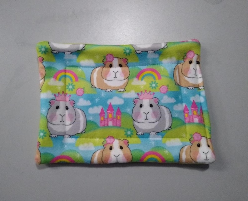 6x9 Guinea Pig Fleece Pee Pad Mystery fabric Pee Pad Etsy