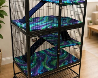 Ferret Nation Critter Nation fleece Cage Liner includes absorbent washable layer