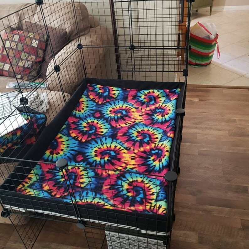 Guinea Pig Cage Liner Fleece Cage Liner Absorbent Layer Etsy