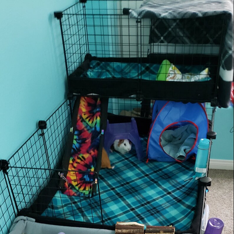 Guinea Pig Cage Liner Fleece Cage Liner Absorbent Layer Etsy