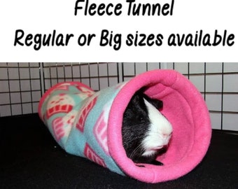 Fleece Tunnel hedgehog guinea pig ferret rat rabbit hamster and other small animals cavy custom