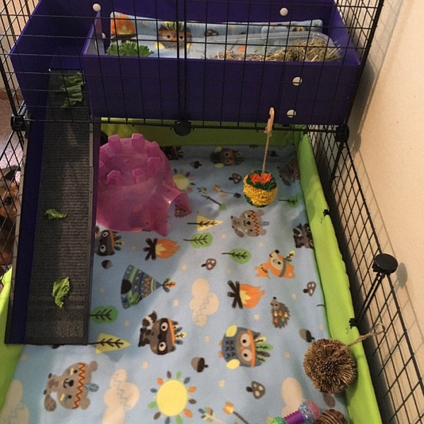 Rabbit Cage Liner Etsy