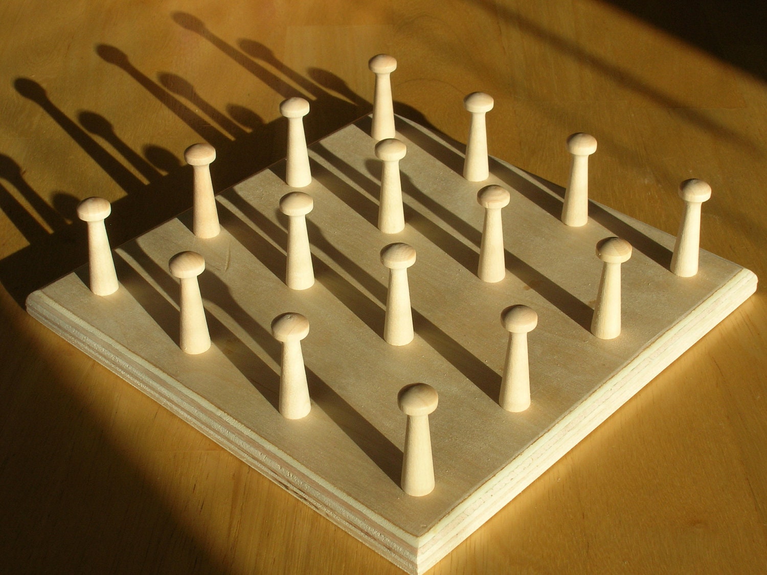 Montessori Rubber Band Art Board Geoboard Children's Etsy