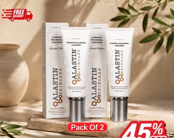 Alastin Hydratint Pro Sunscreen SPF 36 (2 Pack) | Broad Spectrum Tinted Mineral Sunscreen