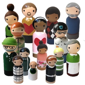 4 Custom Peggie Dolls - Custom toys